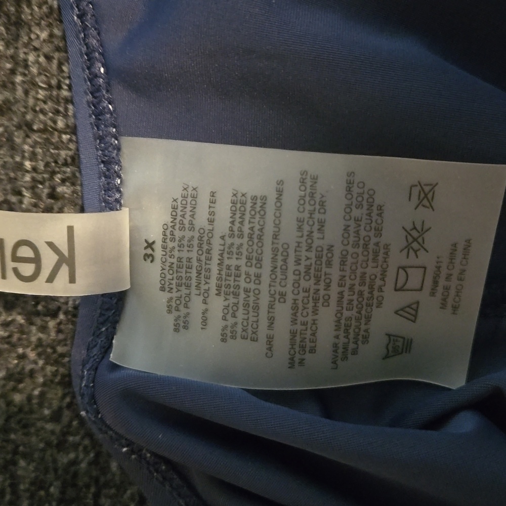 NWT. New Swimsuit. Hygiene liner intact. - Picture 6 of 7